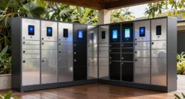 top porch delivery box options