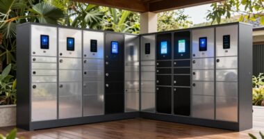 top porch delivery box options