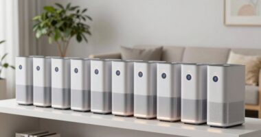 top sensor enabled air purifiers