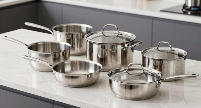 top stainless steel cookware