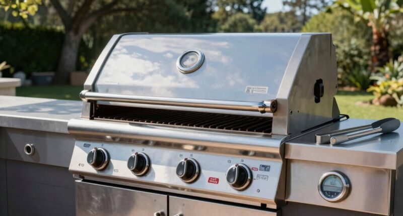 top stainless steel gas grills