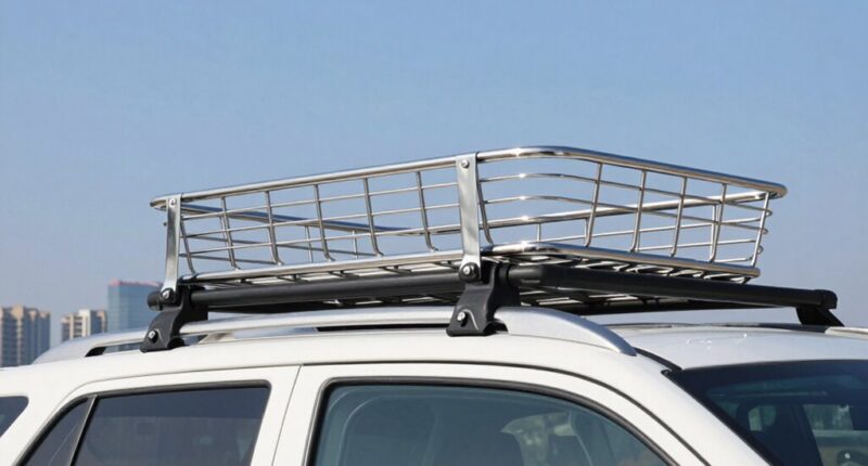 top steel rooftop cargo baskets