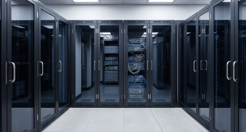 top wall mount server cabinets