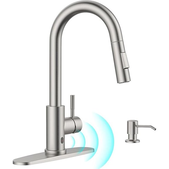 APPASO Touchless Kitchen Faucet with Soap Dispenser