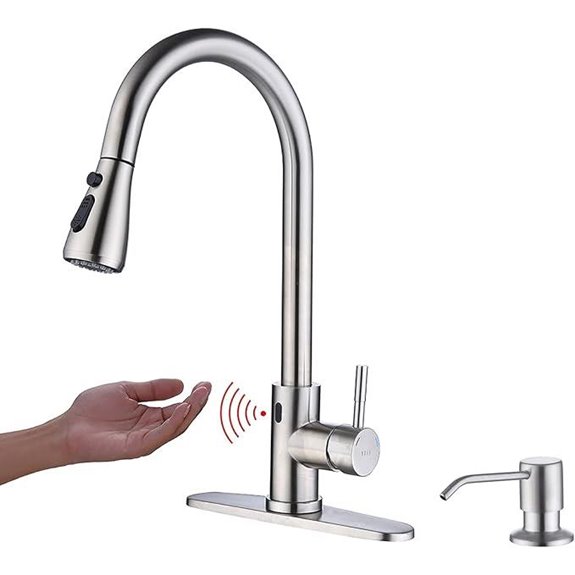 Touchless Kitchen Faucet with Pull-Down Sprayer