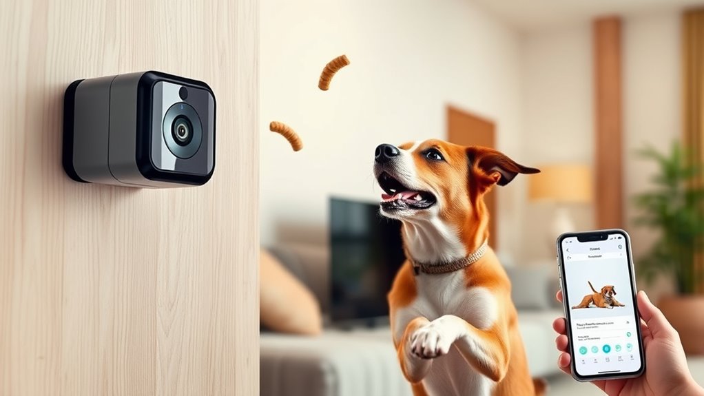 treat rewarding interactive training