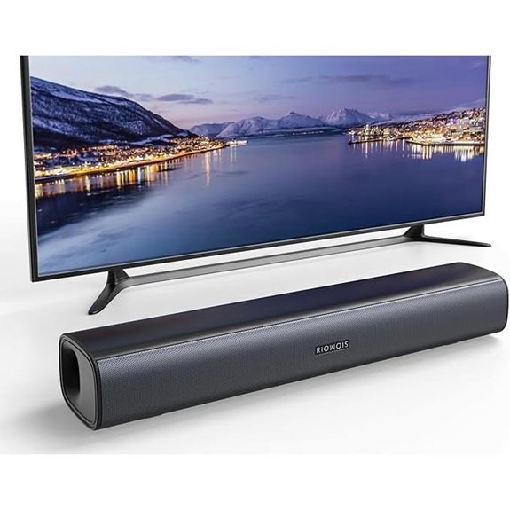 Sound Bar for TV with Bass Reflector and Mount
