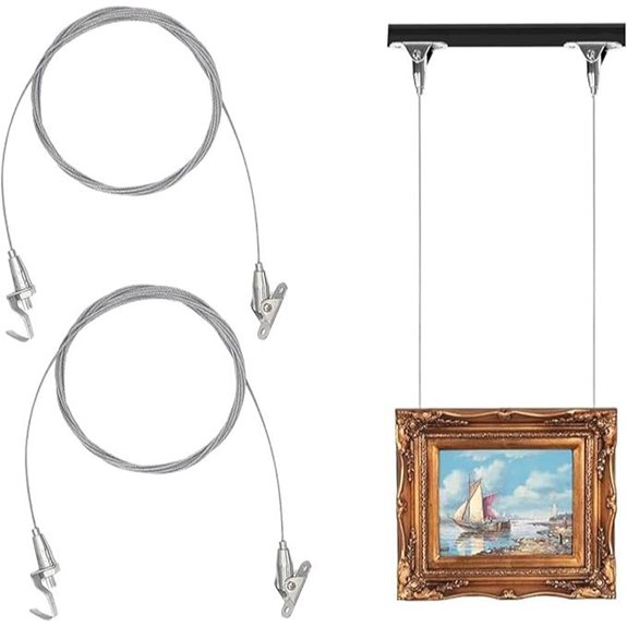 Chris.W 2-Pack Art Gallery Wall Mount System Kit