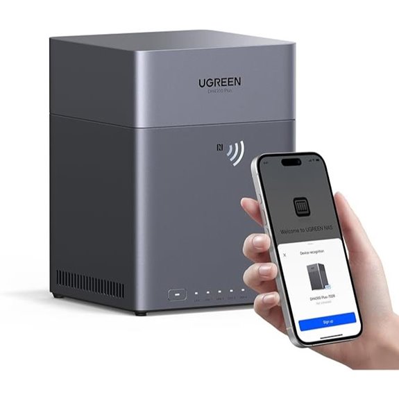 UGREEN 4-Bay NAS with 120TB Support 8GB RAM