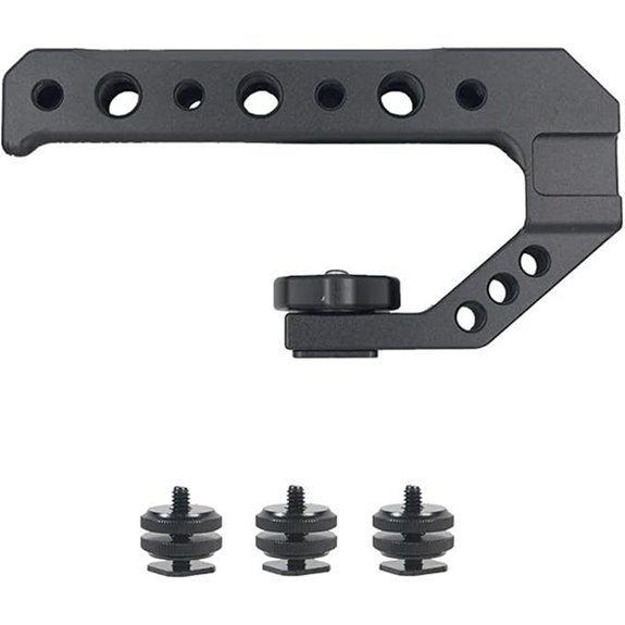 Universal DSLR Camera Rig Top Handle with Cold Shoes