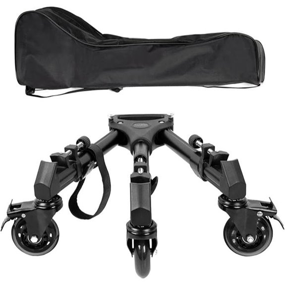 SmallRig Universal Tripod Dolly with Rubber Wheels