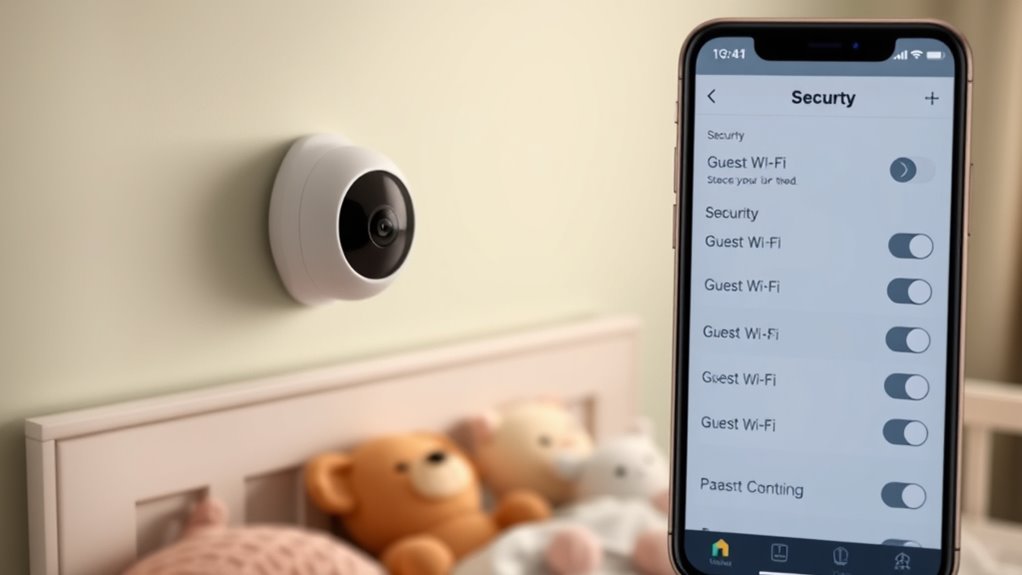 use guest wi fi and disable features