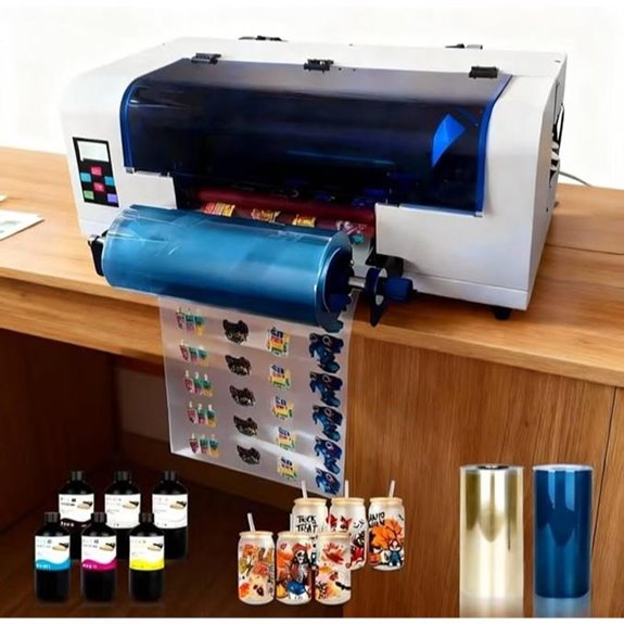 A3+ UV DTF Printer with Ink & Film Rolls