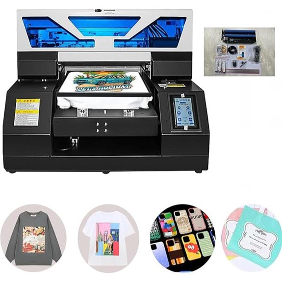 A3 UV DTG Printer for T-Shirts and Cups