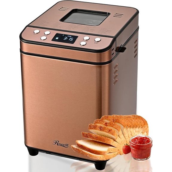 Rosewill 25-in-1 Bread Maker with Delay Timer