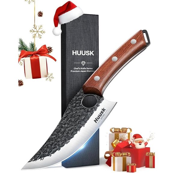 Huusk Viking Knife for Meat Cutting and BBQ