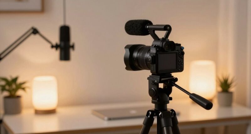 vlogging setup audio autofocus