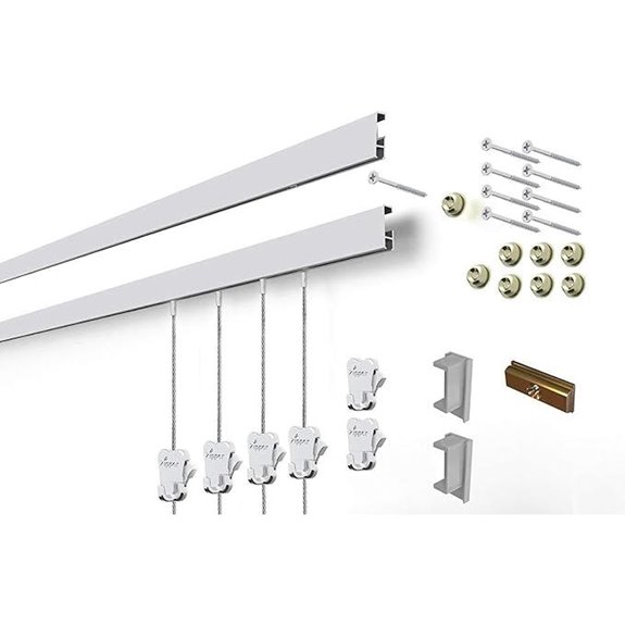 STAS Cliprail Wall Art Hanging System Kit
