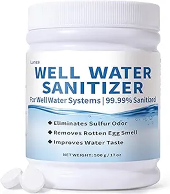 Well Water Sanitizer for Odor & Iron Removal