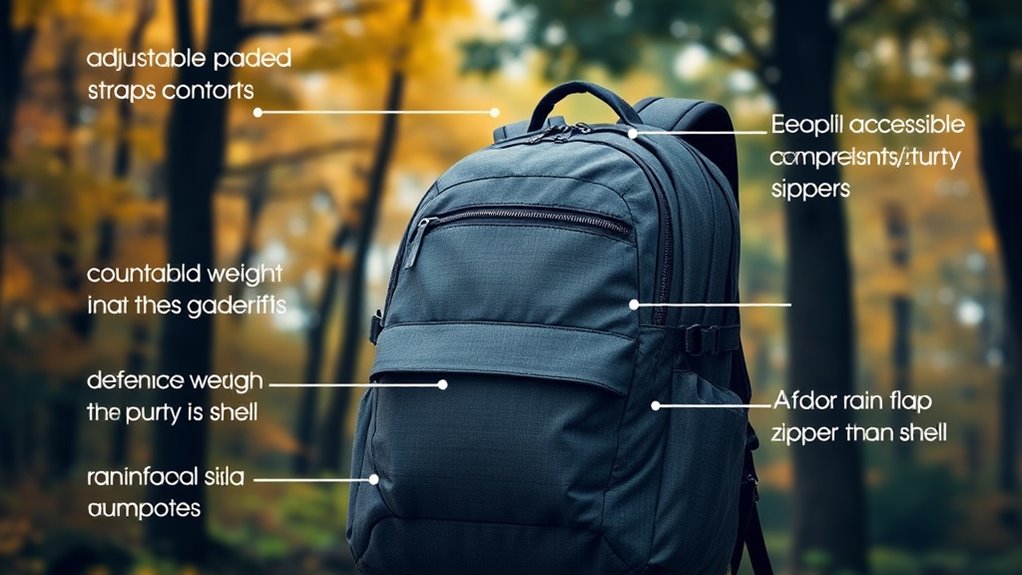 waterproof materials and zippers