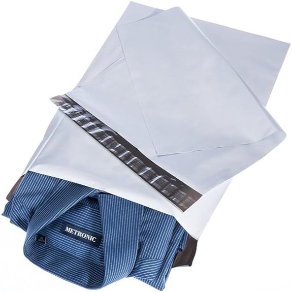 Metronic 12x15.5 Waterproof Poly Mailers 100 Pack