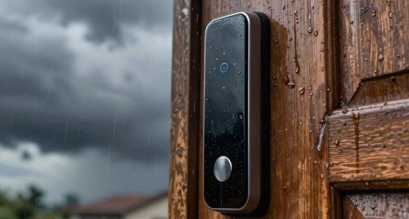 weather damages fingerprint locks