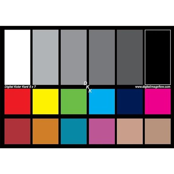 DKK 5x7 White Balance & Calibration Charts Set