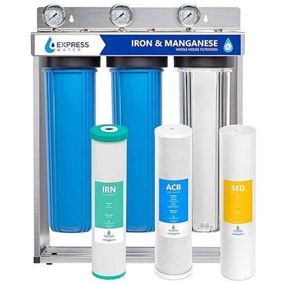 Express Whole House Water Filter System with Iron & Manganese