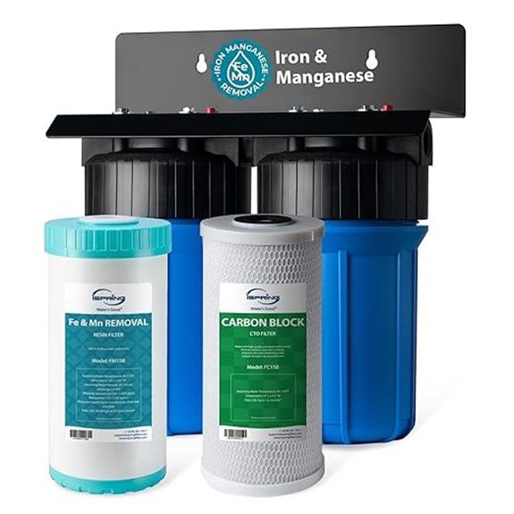 iSpring WGB21BM 2-Stage Whole House Water Filter