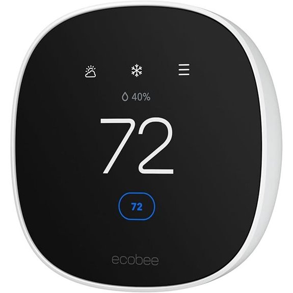 ecobee Smart Thermostat Essential - Wi-Fi Energy Star