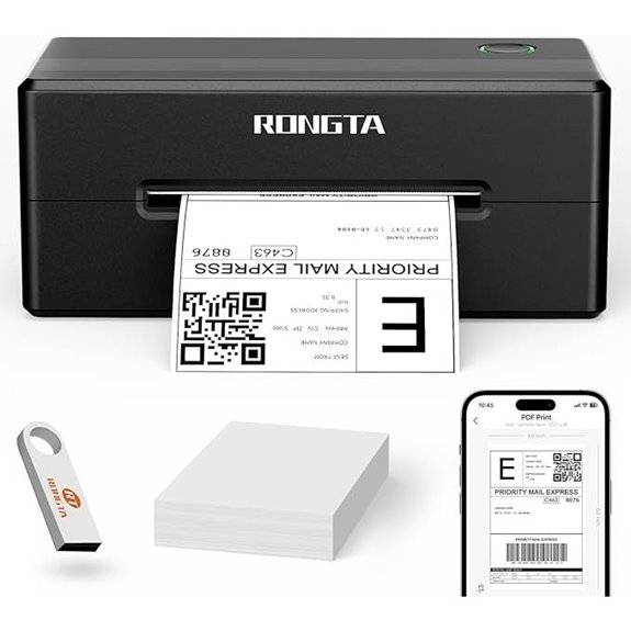 Rongta 4x6 Bluetooth Thermal Shipping Label Printer