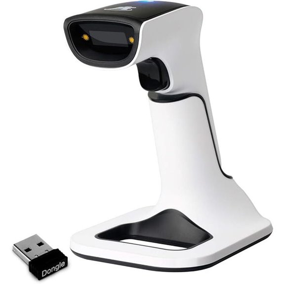 ScanAvenger Wireless 2D Barcode Scanner with Stand