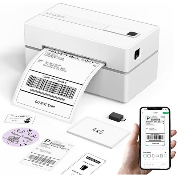 Bluetooth Thermal Shipping Label Printer (4x6)