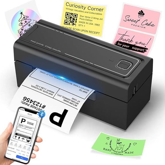 Wireless Bluetooth 4x6 Shipping Label Printer