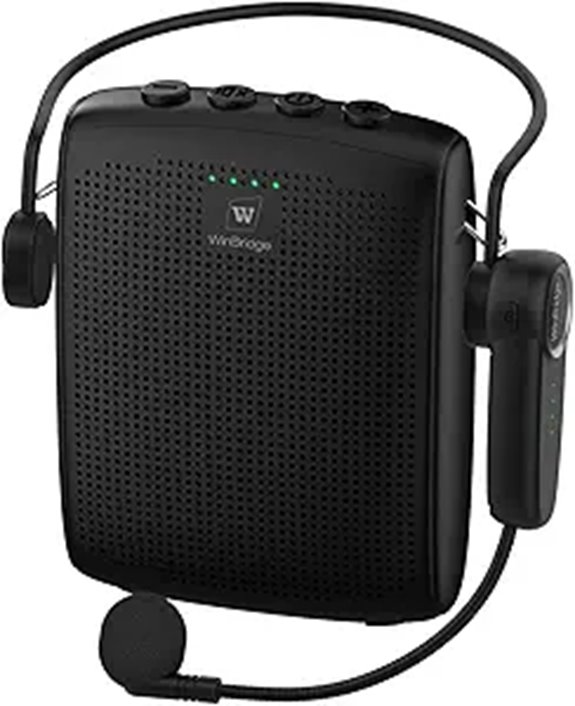 WinBridge Wireless Voice Amplifier with Bluetooth Microphone