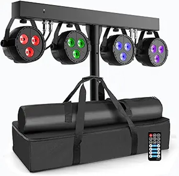 DJ Lights Stand with Remote DMX512 Uplights