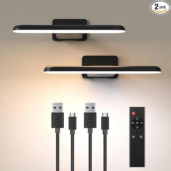 Rechargeable LED Picture Lights (2 Pack)