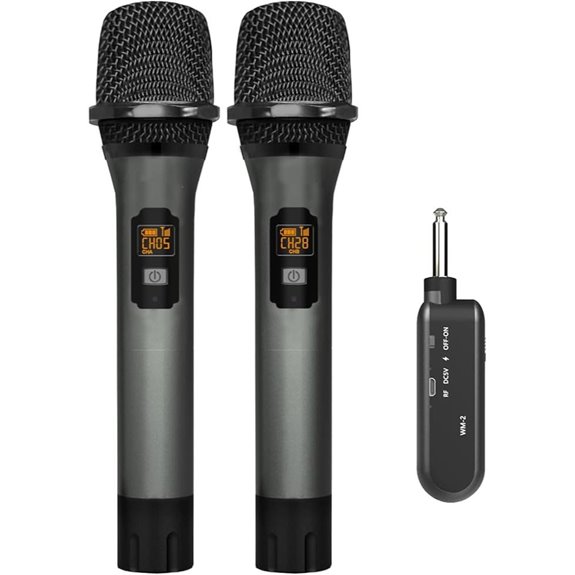 VeGue Wireless Microphone Set for Karaoke and Events
