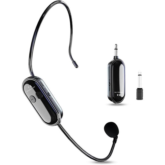 ZOWEETEK Wireless Microphone Headset for PA Systems
