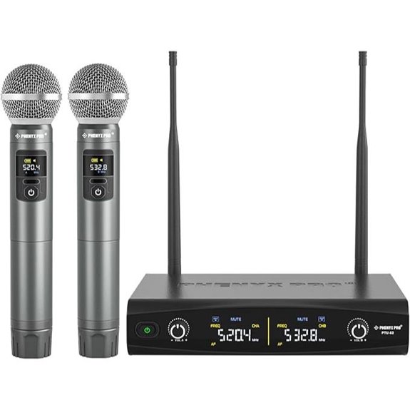 Phenyx Pro Wireless Microphone System 2 Handheld Mics