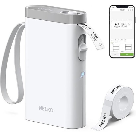 Nelko Bluetooth Label Maker with Tape