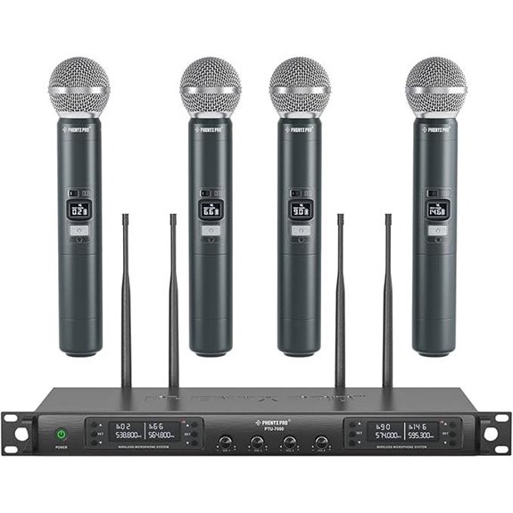 Phenyx Pro Wireless Microphone System (Quad Channel)