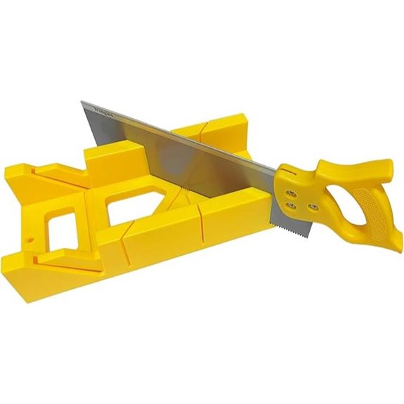 Mitre Box and Saw Set for Wood and Gypsum