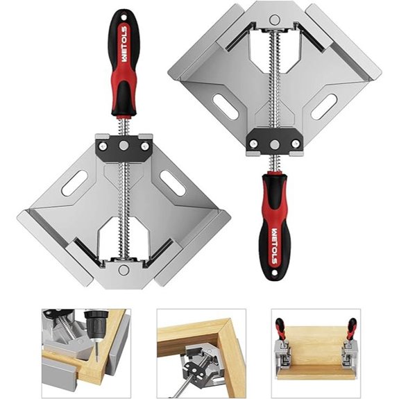 WETOLS 2PCS 90° Corner Clamp for Woodworking