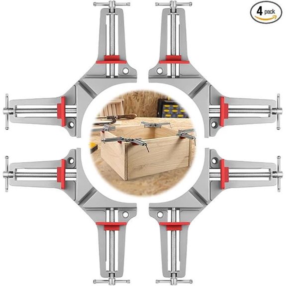 4pcs Corner Clamps for Woodworking and Framing