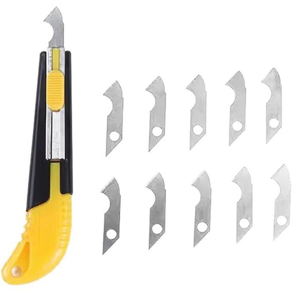 Acrylic Plexiglass Cutter with Blades (Yellow/Black)