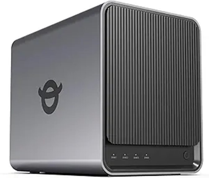 Yxk Zero1 4-Bay Desktop NAS with 8GB RAM