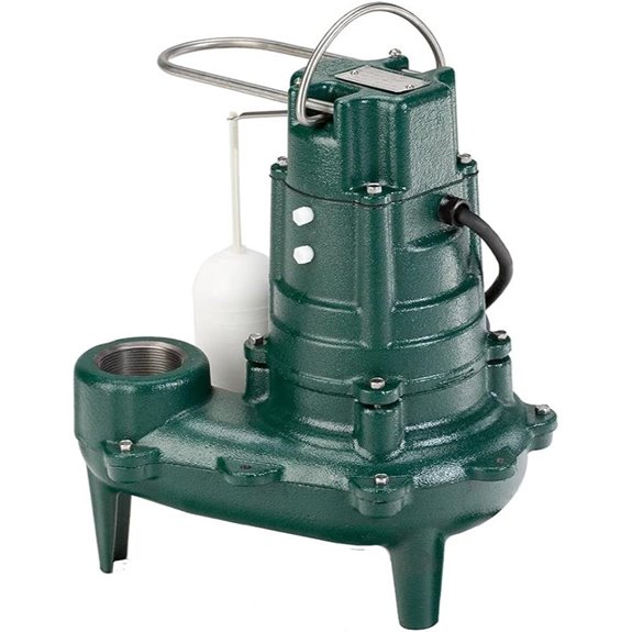 Zoeller Waste-Mate 267-0001 Sewage Pump 1/2 HP