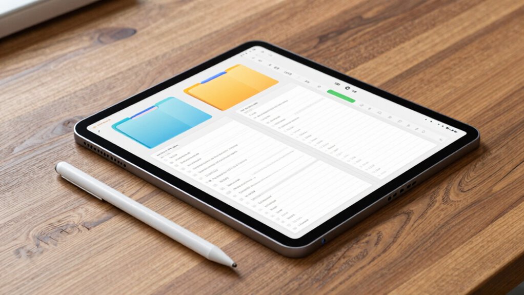 efficient digital note organization