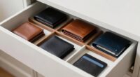 efficiently arrange multiple wallets